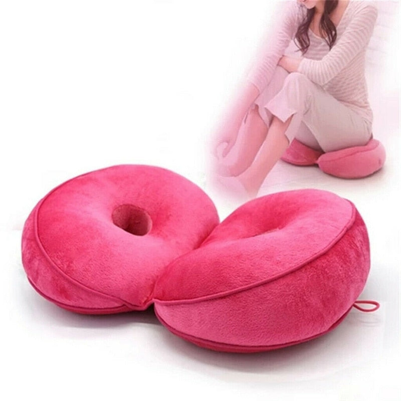 Multifunctional dual comfort cushion